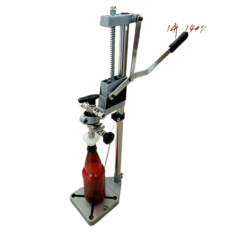 Wine Beer Bottle - 手動ボトルコルク圧着機、手動式ワイン・ビールボトルキャッピング装置、家庭用醸造所飲料密封作業用