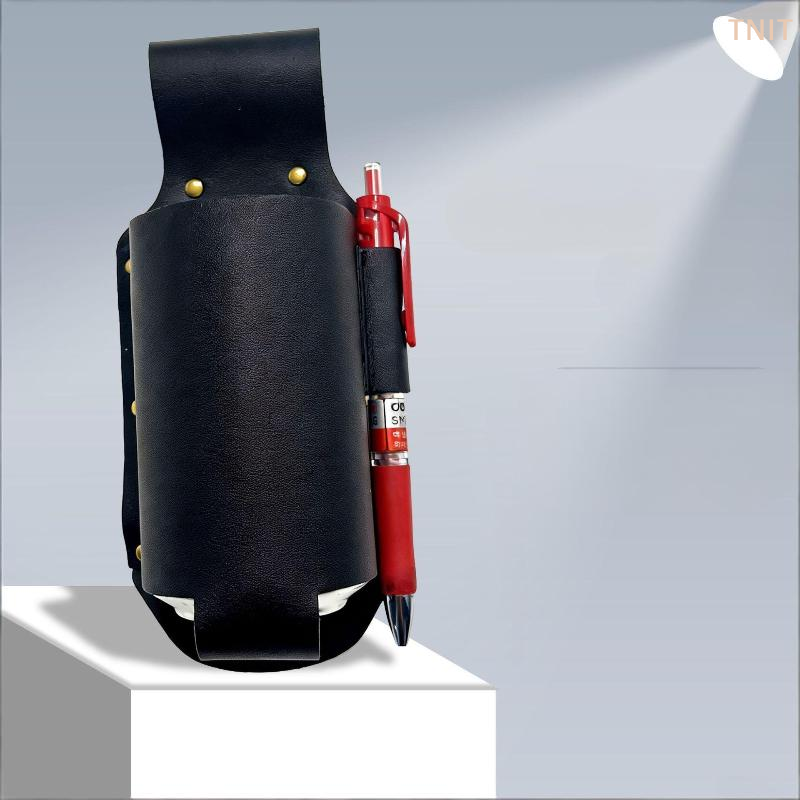 Wine Beer Bottle - 1個入りレザービール缶ホルダー、頑丈な構造でベルトに簡単に取り付け可能、キャンプ、ハイキング、バーベキューパーティーに最適