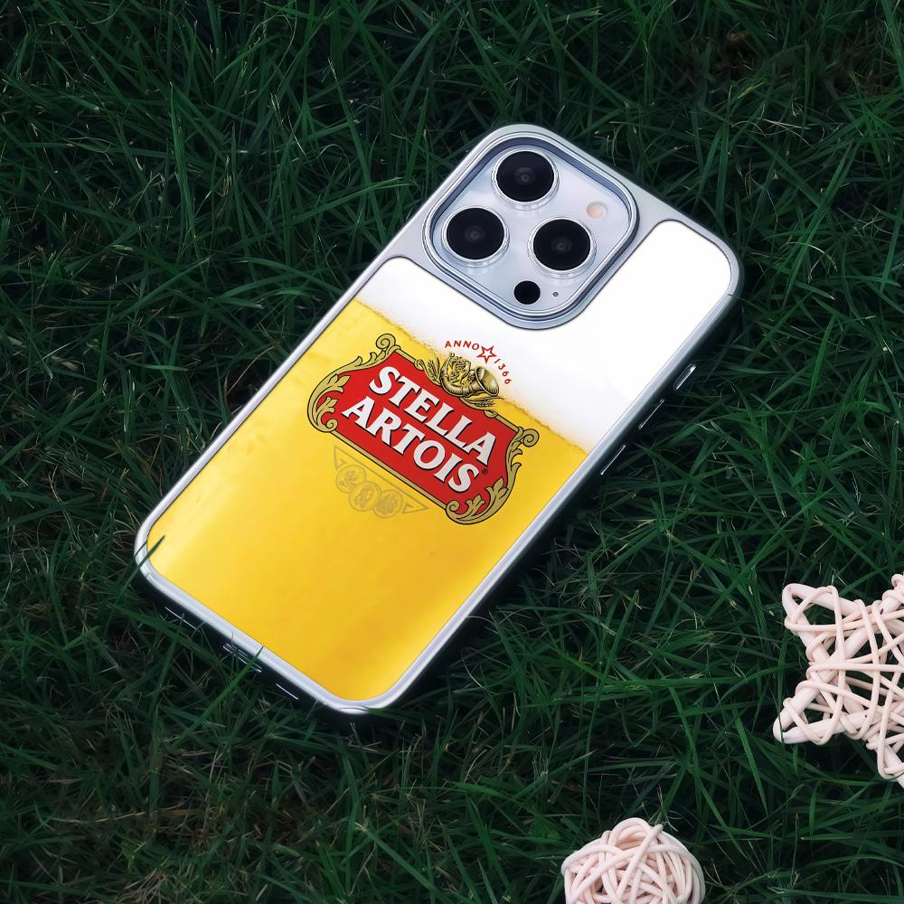 S-STELLA A-ARTOIS ビール柄 iPhoneケ - Beer & Wine Jockey Plaza Shopping のレビューと価格