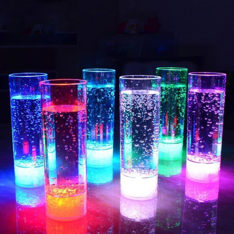 QX2E LED 光るカップ アクリル ドリンクカップ マグ - Whisky Beer And Wine のレビューと価格