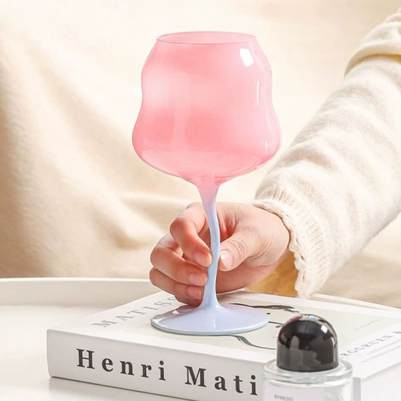 2個入り キャンディカラーのハイフットグラス ヨーロピアンワ - Wine Beer Foot のレビューと価格