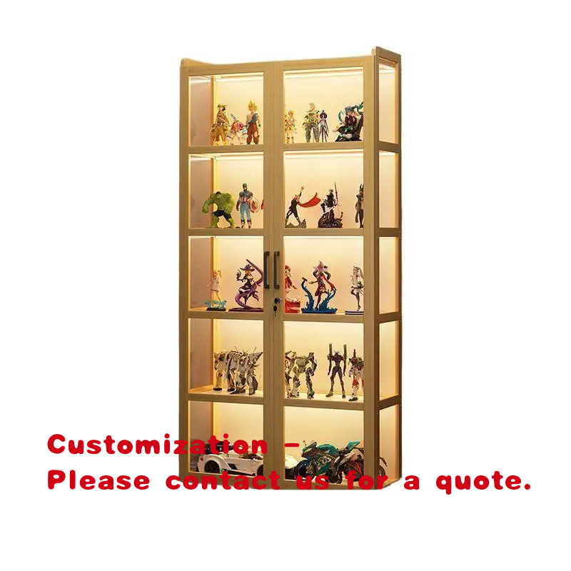 カスタムメイドのアクリル製ドア付きキャビネット（LEDライト - Wine Beer Store のレビューと価格