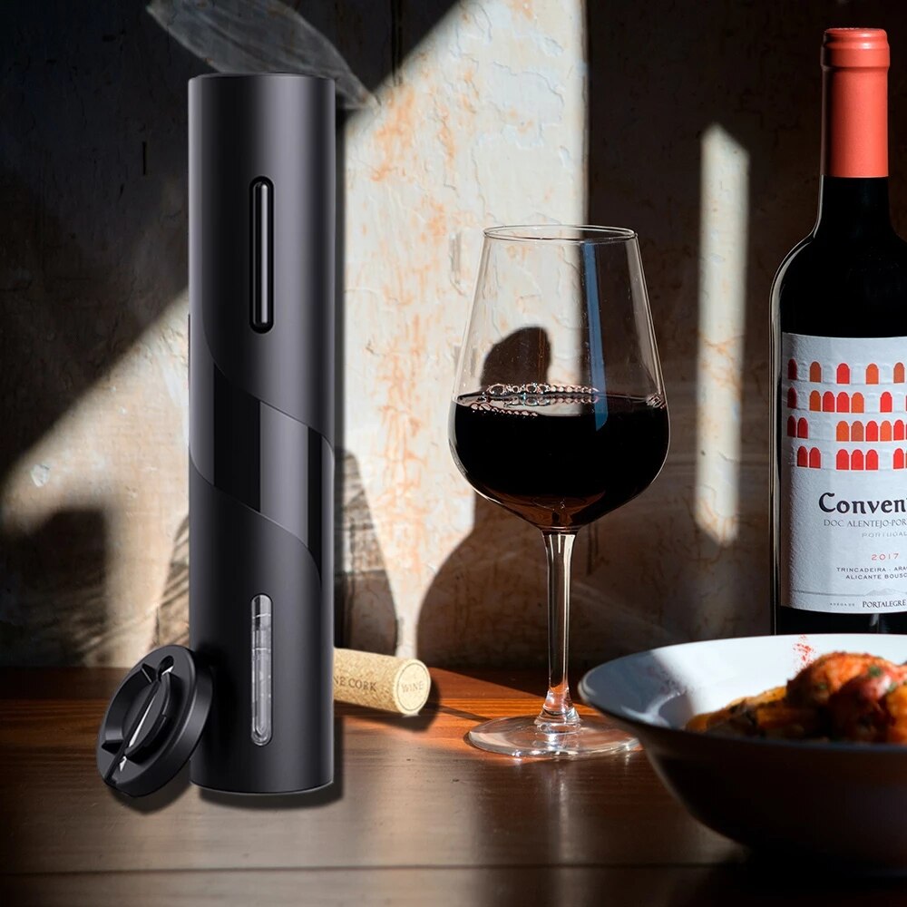 電動ボトルオープナー 赤ワイン用 フォイルカッター 自動赤ワ - Wine Opener Electric のレビューと価格
