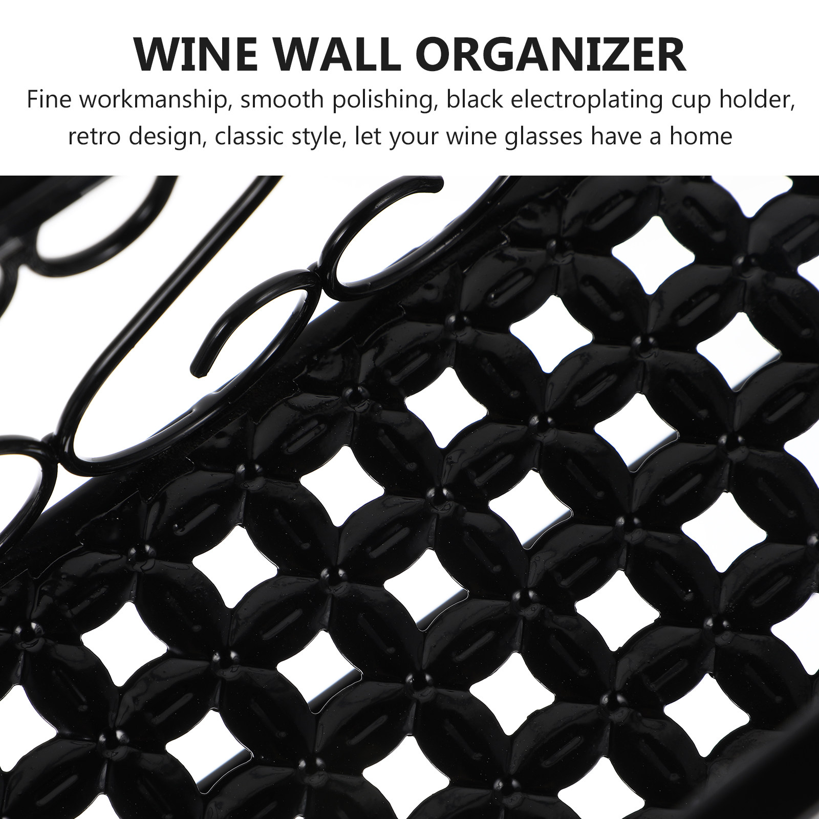 1 個の壁掛けワインボトルラック高品質の金属製簡単設置安定し - Wine Rack Wall Mount のレビューと価格