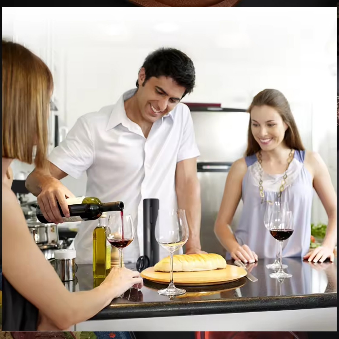 電動ワインボトルオープナー自動赤ワインコルク抜きワインオープ - Wine Opener Electric のレビューと価格