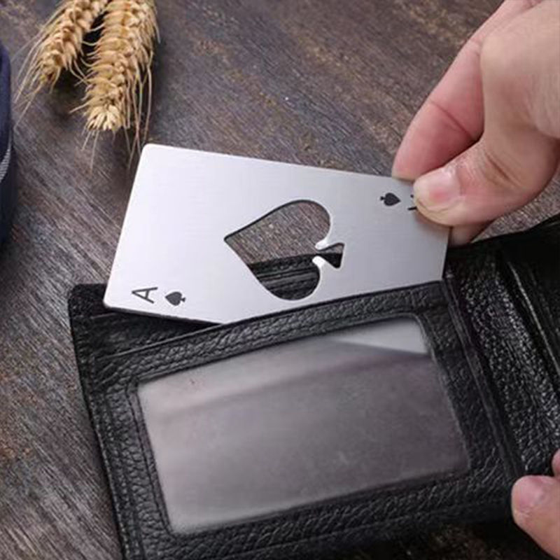 ビール栓抜きポーカーカードワインボトルオープナー多機能キッチ - Beer Wine Hobby のレビューと価格