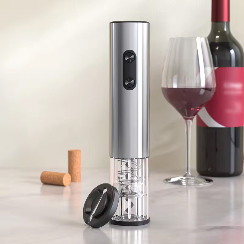 1/4 個電動ワインボトルオープナー自動赤ワインコルク抜きワ - Wine Beer Bottle のレビューと価格