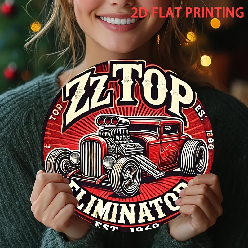2D フラット、1個 ZZ Top エリミネーター ホットロ - Wine Tag Label のレビューと価格