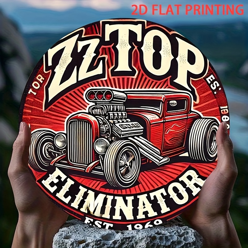 2D フラット、1個 ZZ Top エリミネーター ホットロ - Wine Tag Label のレビューと価格