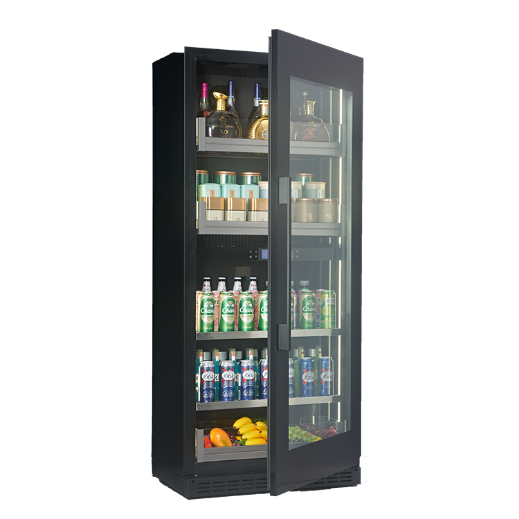 電気式黒ガラス扉ワイン＆ビールクーラー、家庭用およびホテル用 - Wine Beer Cooler のレビューと価格
