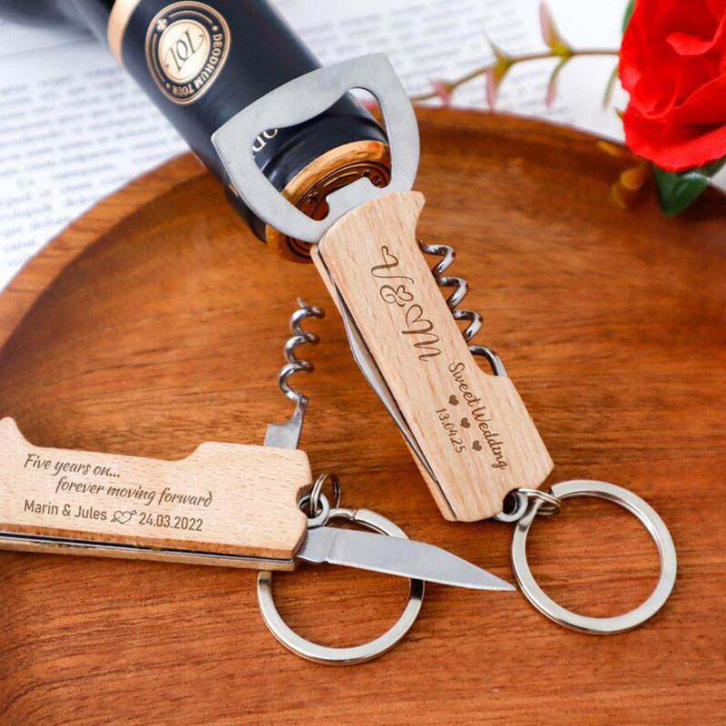 結婚式の贈り物、ワインツール、ワインボトルオープナー、コルク - Wine Beer Bottle のレビューと価格