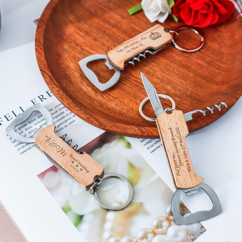 結婚式の贈り物、ワインツール、ワインボトルオープナー、コルク - Wine Beer Bottle のレビューと価格