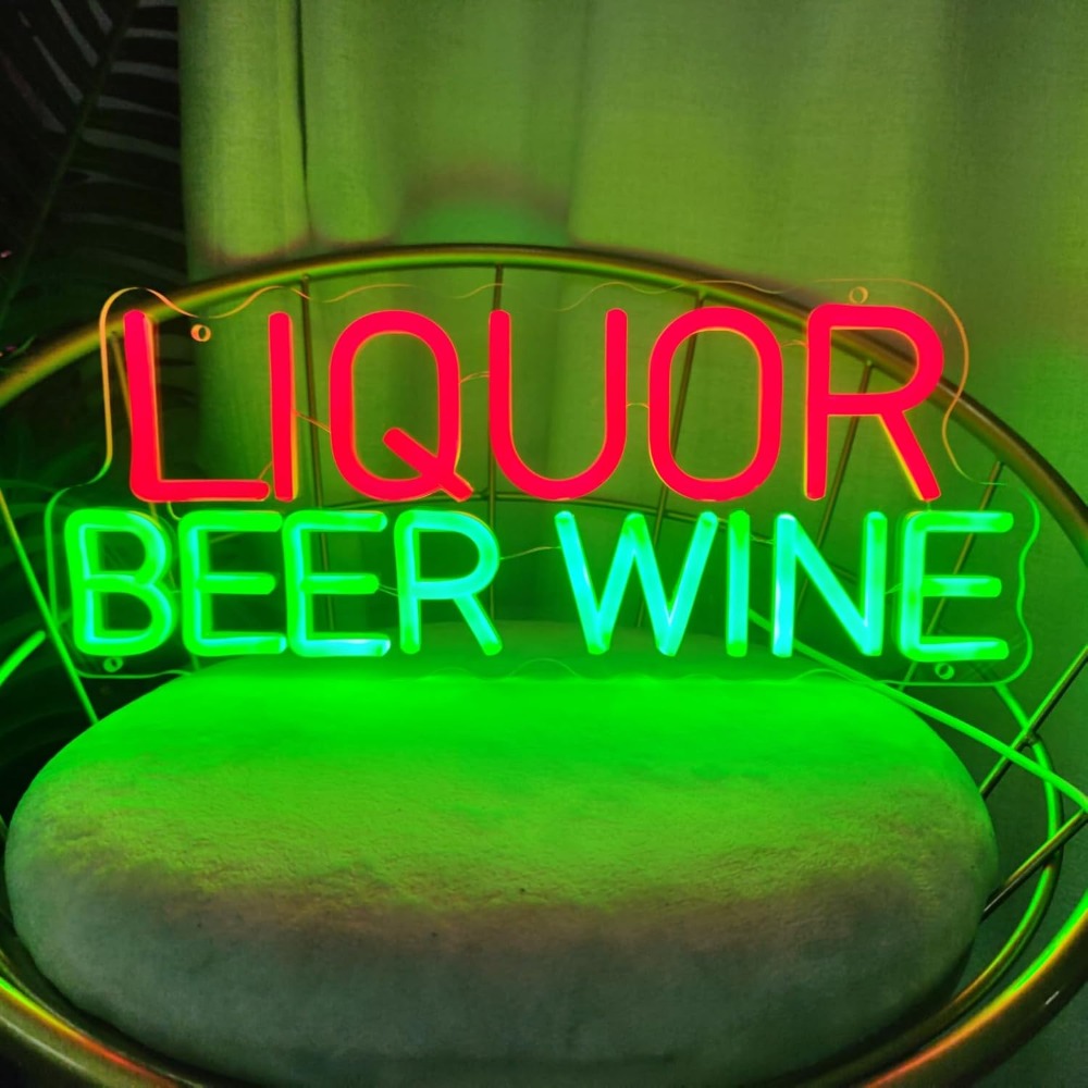 酒類、ビール、ワイン用LEDネオンサイン壁飾り、5V業務用ネ - Wine Beer Store のレビューと価格
