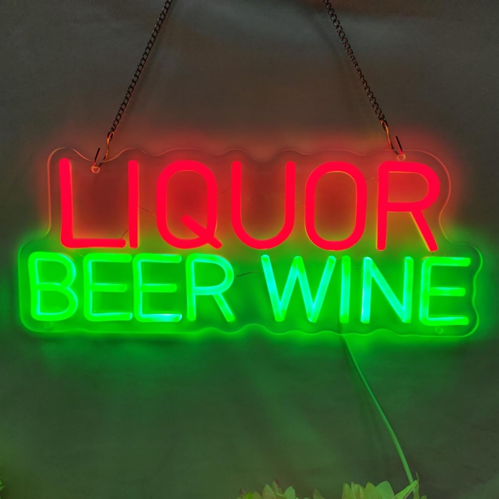 酒類、ビール、ワイン用LEDネオンサイン壁飾り、5V業務用ネ - Wine Beer Store のレビューと価格