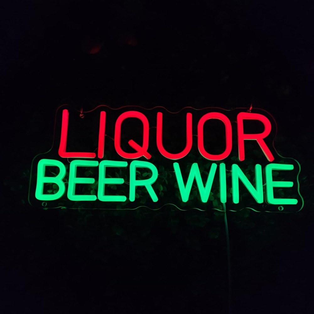 酒類、ビール、ワイン用LEDネオンサイン壁飾り、5V業務用ネ - Wine Beer Store のレビューと価格