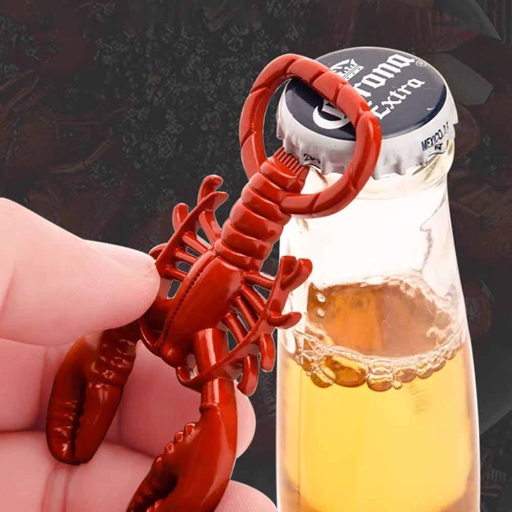 ロブスターコークスクリュー栓抜きポータブル金属ワインビールオ - Beer Wine Hobby のレビューと価格