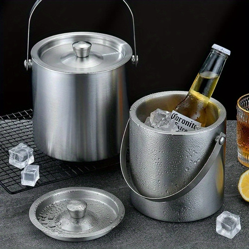 ステンレス製断熱アイスバケット,ワイン,ビール,シャンパン, - Wine Beer Cooler のレビューと価格