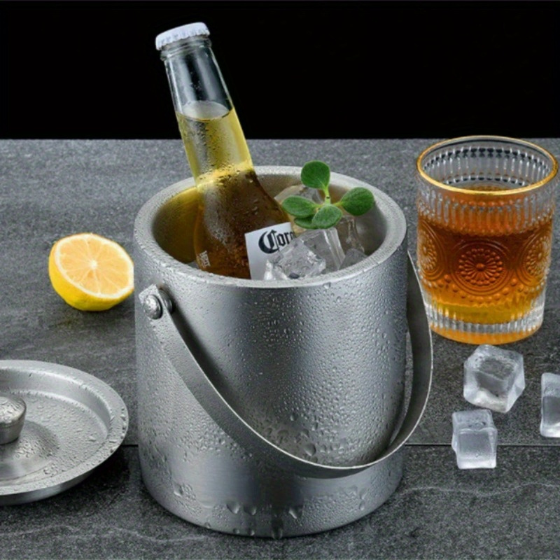 ステンレス製断熱アイスバケット,ワイン,ビール,シャンパン, - Wine Beer Cooler のレビューと価格