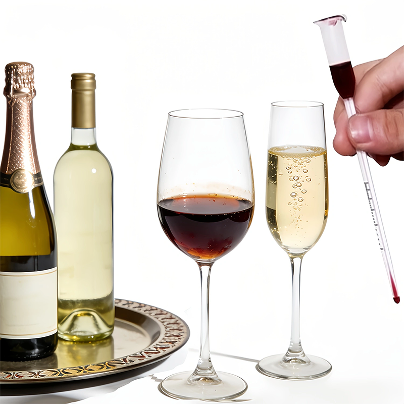 スポイト付きアルコール度数計1個セット、ワインのアルコール度 - Wine Beer Mix のレビューと価格