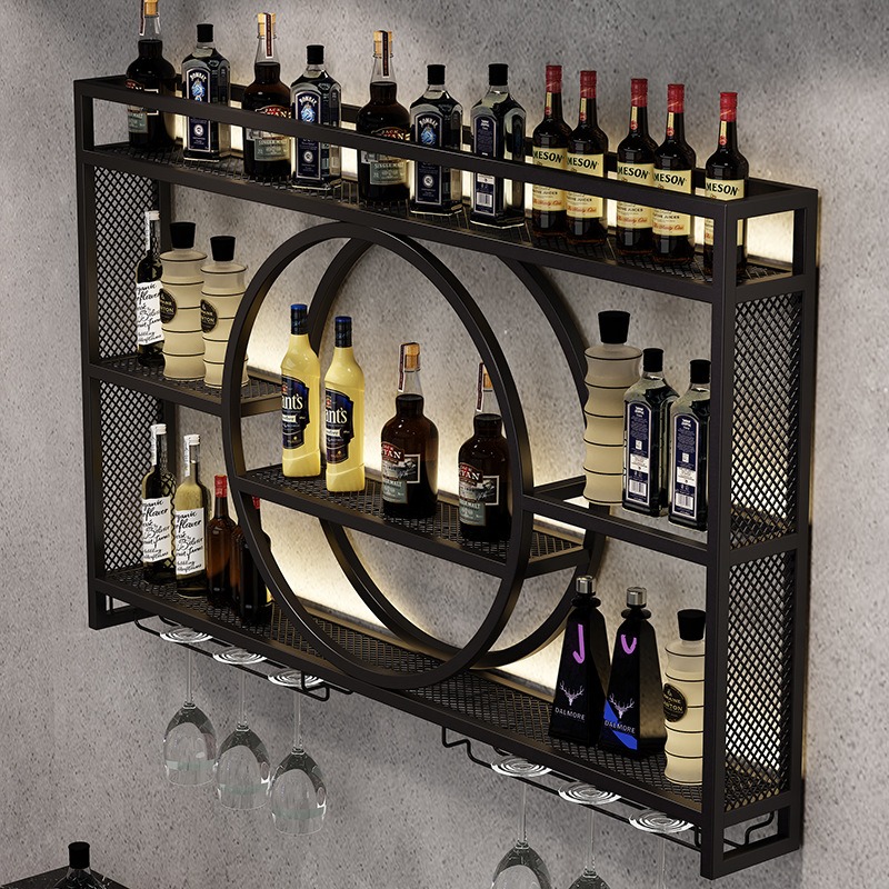 バーワインラック壁掛けワインキャビネット、バーラック、ワイン - Wine Rack Wall Mount のレビューと価格