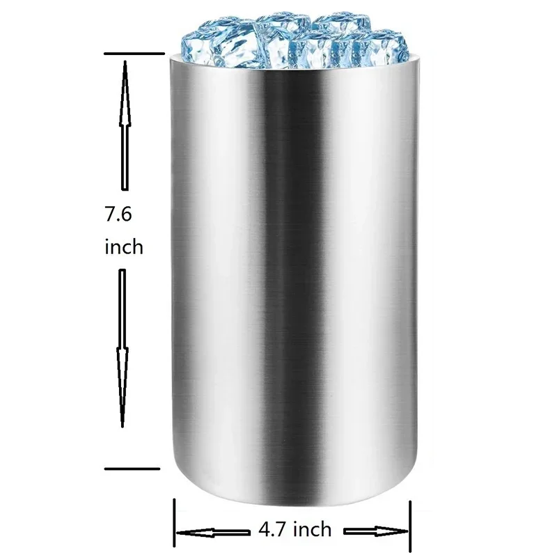 UPORS ステンレス鋼ワインクーラーバケット二重壁ワインボ - Wine Beer Cooler のレビューと価格