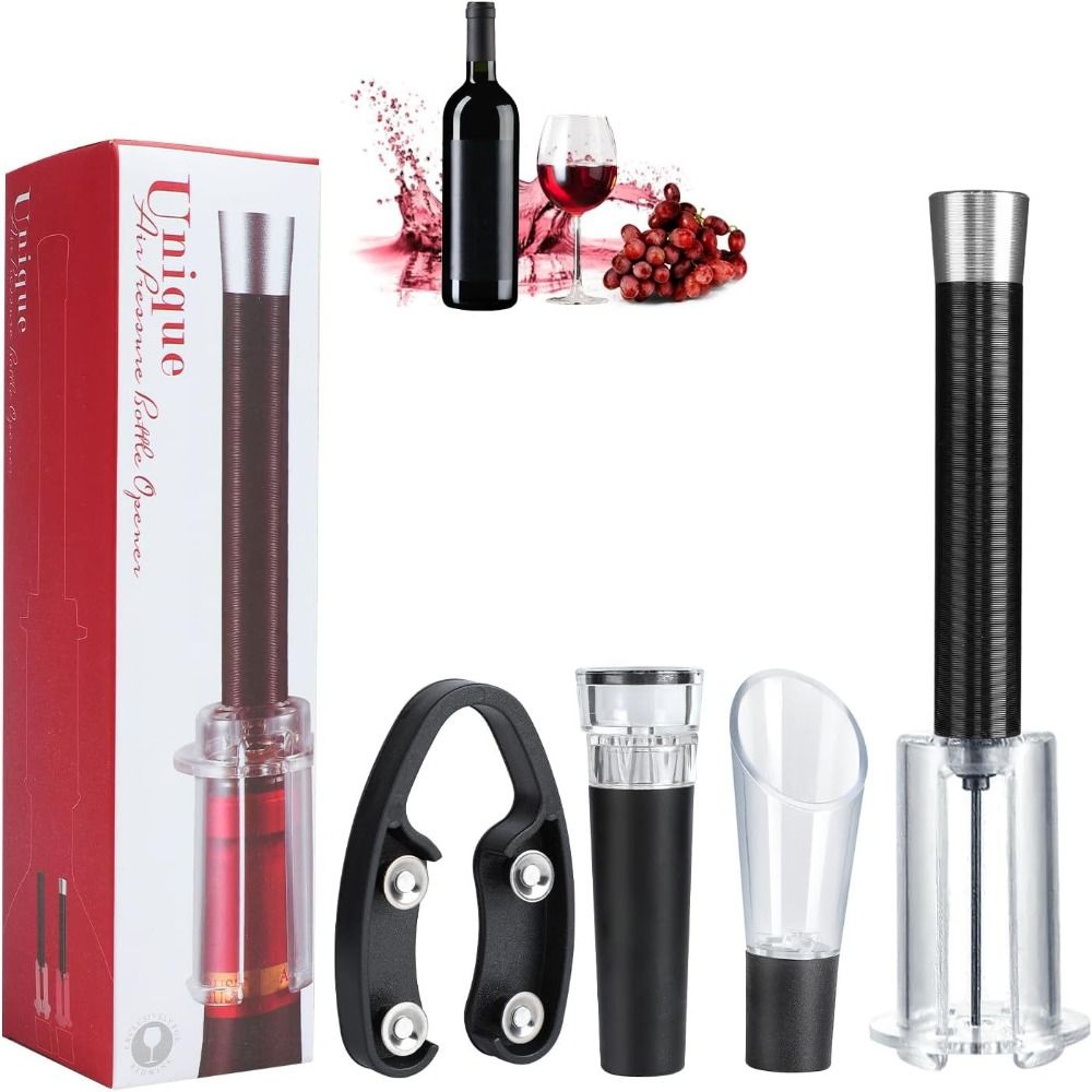 バーアクセサリー ワインボトルオープナーセット アルミ合金  - Wine Beer Bottle のレビューと価格