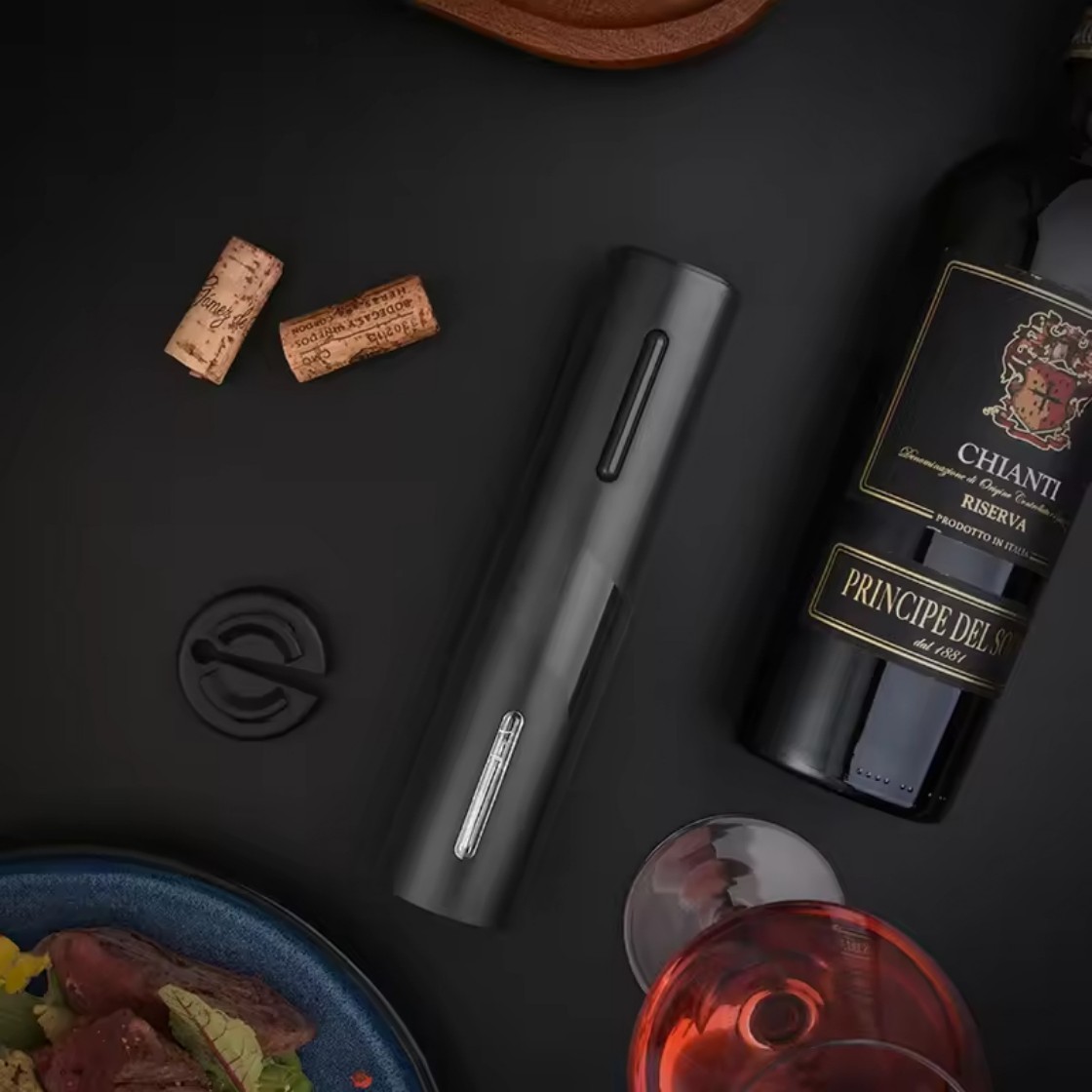 電動ワインオープナーセット家庭用全自動コルク抜きデカンタ付き - Wine Opener Electric のレビューと価格