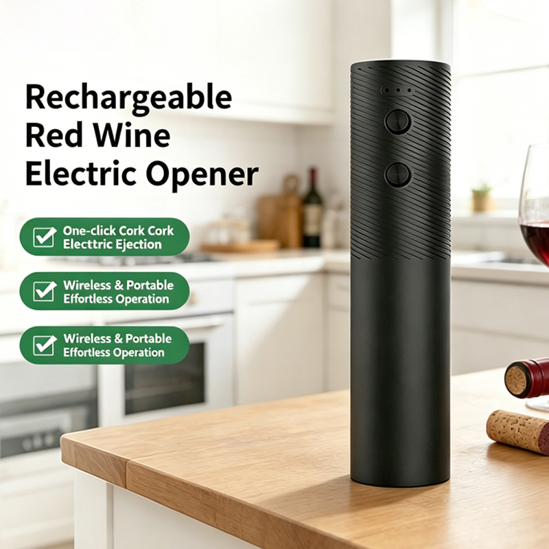 充電式ワインオープナー電動自動コルク抜きワンクリックボタン開 - Wine Opener Electric のレビューと価格
