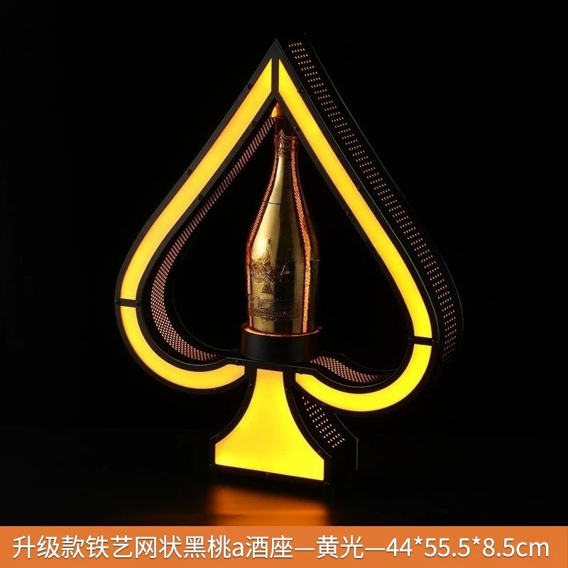 アイアンアートLEDライトアップワインボトルディスプレイスタ - Wine Beer Bottle のレビューと価格