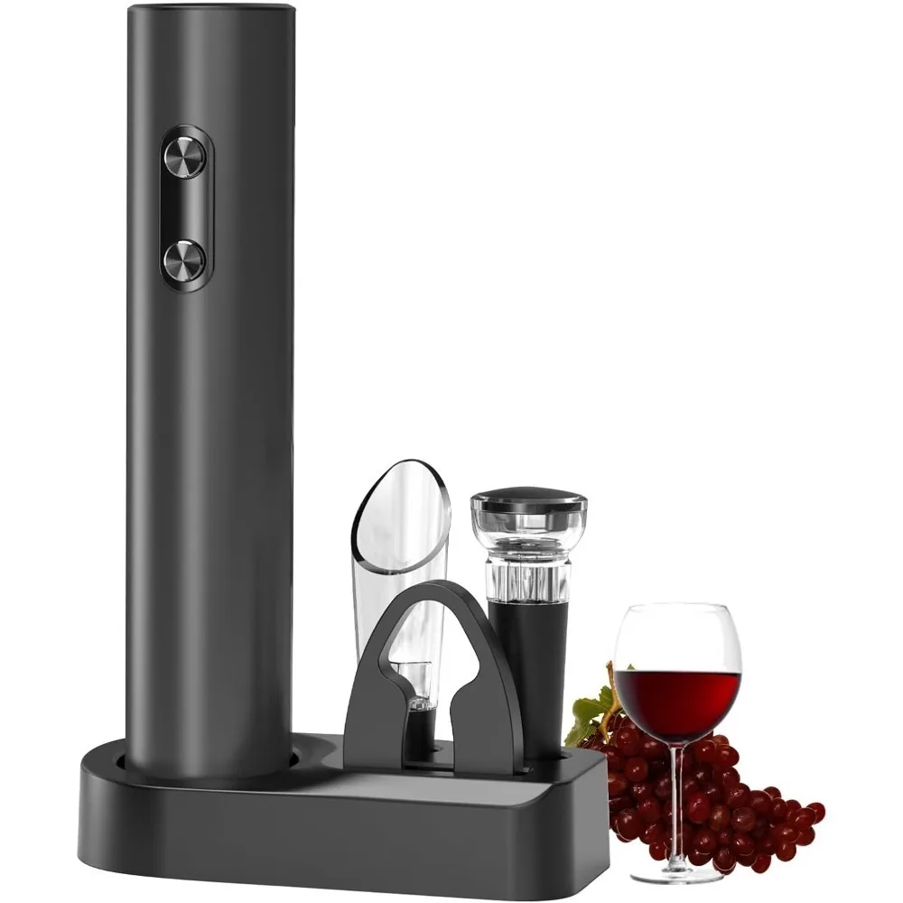 ワイン愛好家に適した充電ベースまたはLEDライト付きバッテリ - Wine Opener Electric のレビューと価格