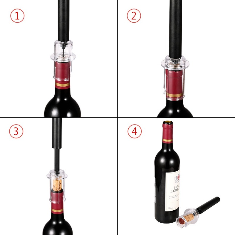 エアポンプワインボトルオープナー空気圧真空ワインストッパービ - Beer Wine Hobby のレビューと価格